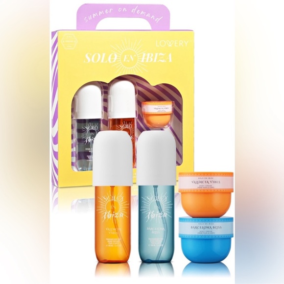 Solo en Ibiza Set of 4 NEW - Picture 3 of 4